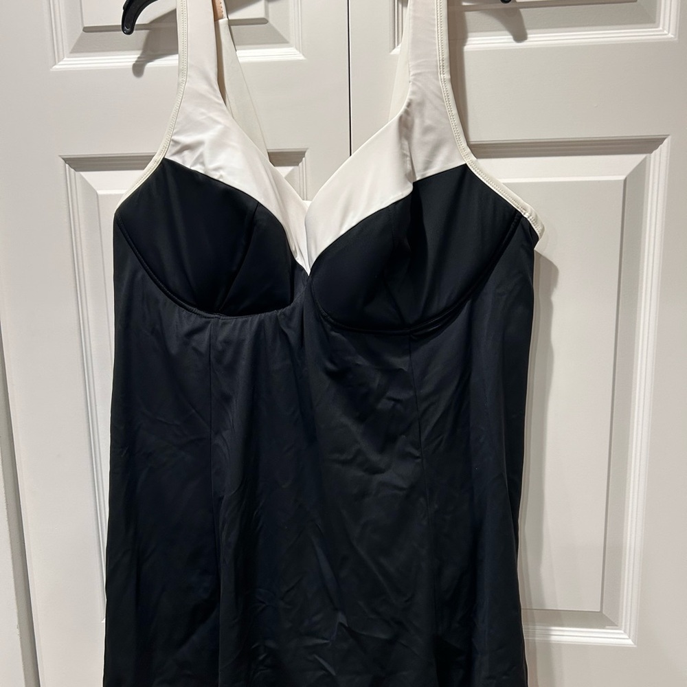 NWOT, Size 26 Black and White Swim Dress, New Never Worn